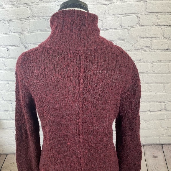 Calvin Klein Maroon Cowl Neck Sweater Dress size Small NWOT - Picture 8 of 11